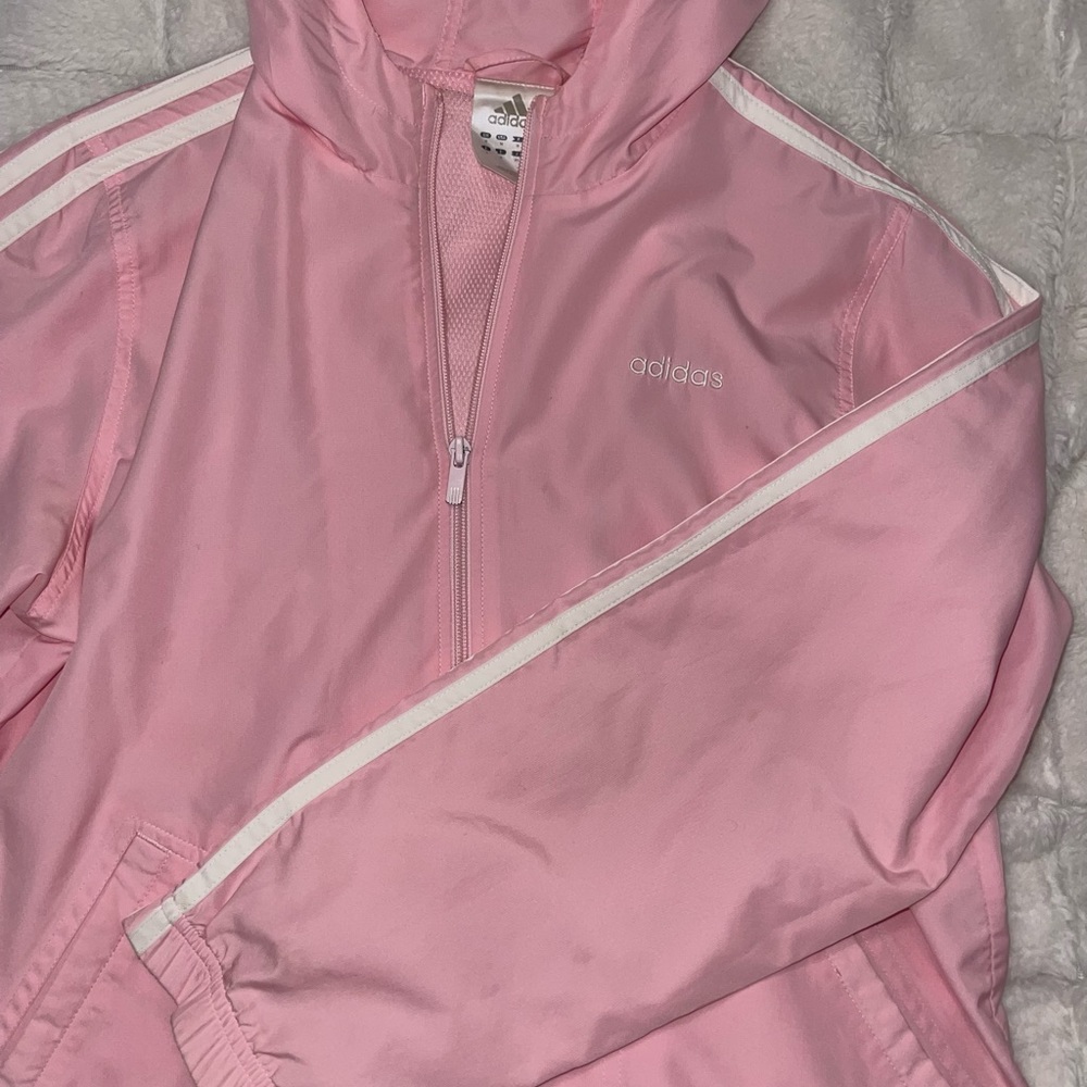 Pink Adidas Windbreaker